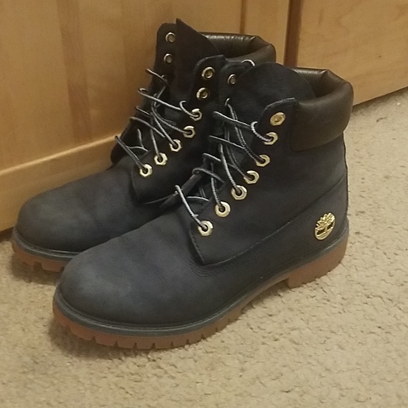 blue and gold timberlands